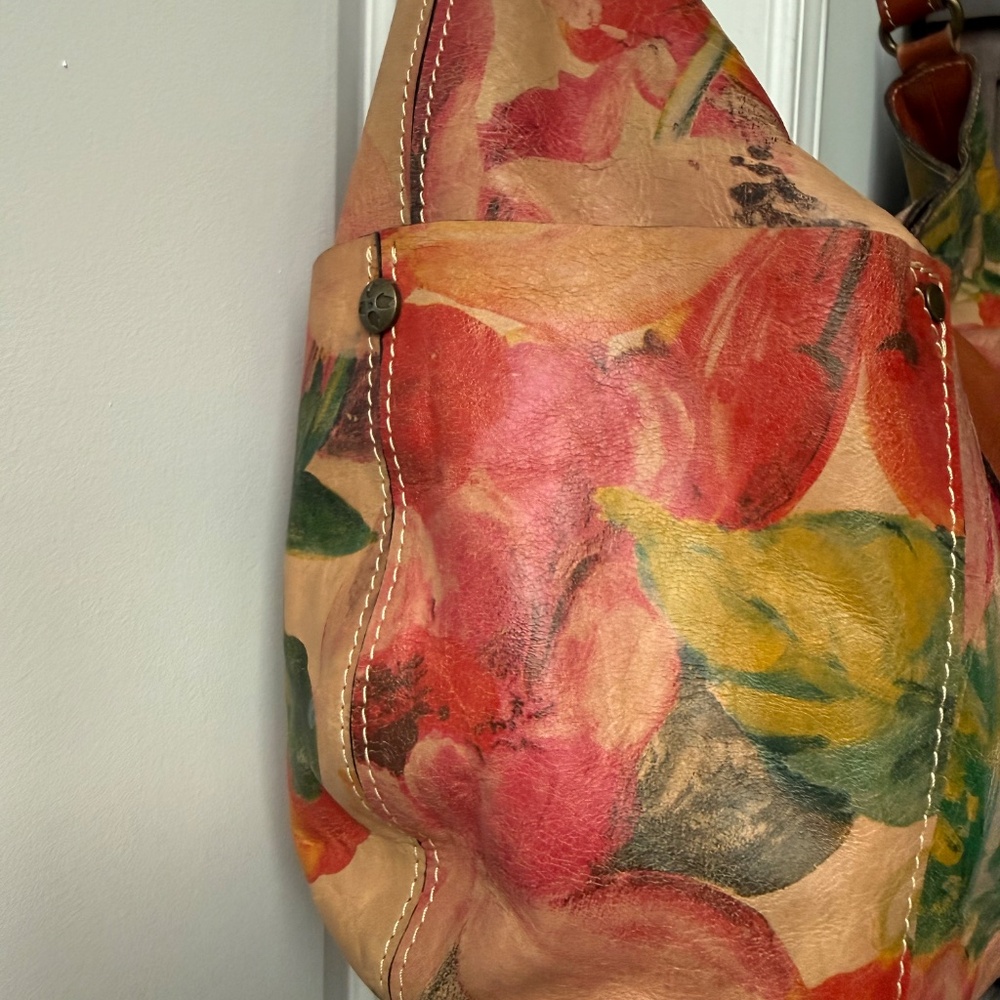 Patricia Nash spring floral hobo shoulder bag - Picture 4 of 15